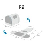 taška pre psa tube béžová rozmer R2